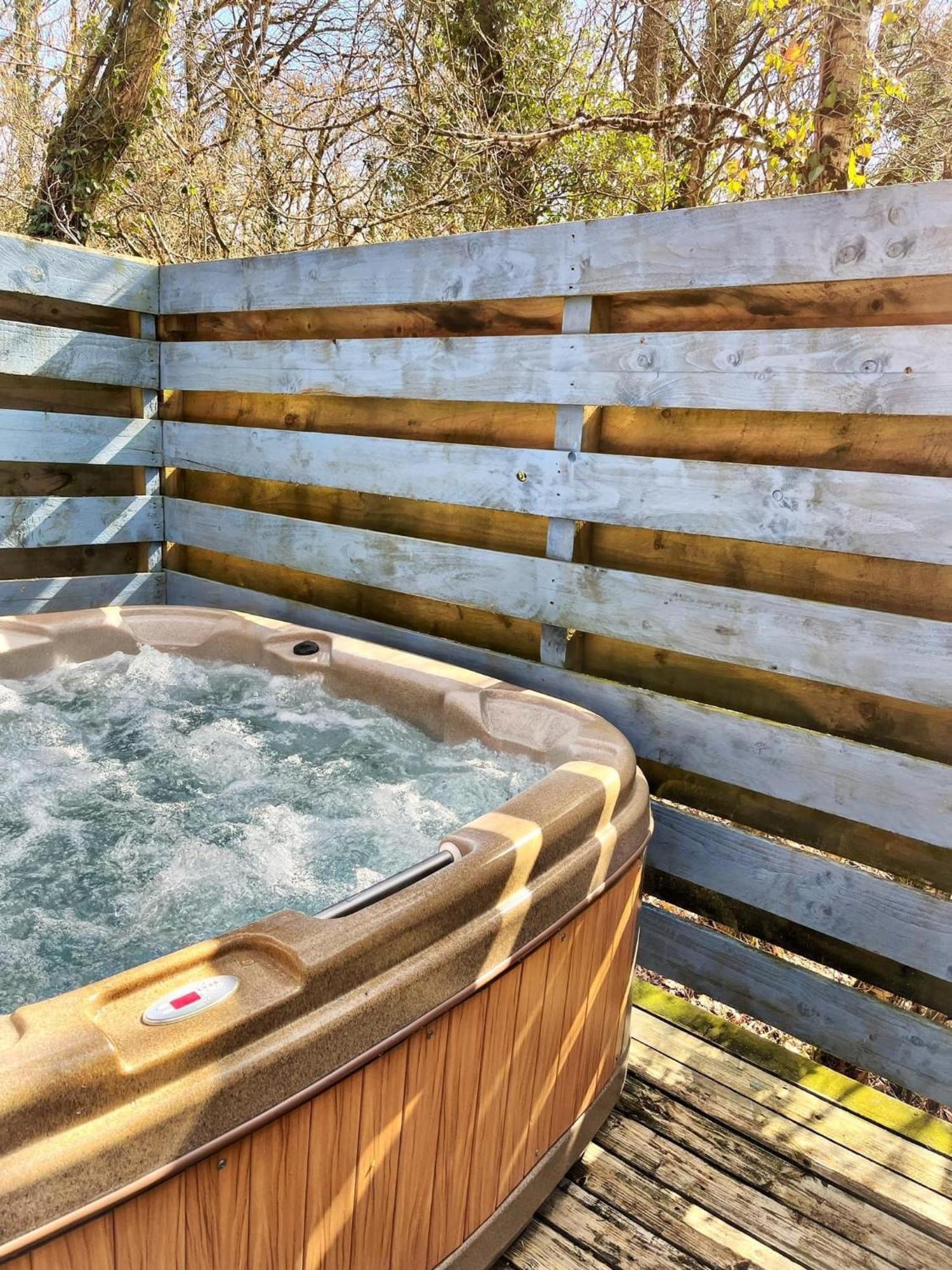 Wren 8-Hot Tub-Woodland Lodges-St Clears-Carmarthen-Tenby Buitenkant foto